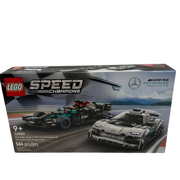 LEGO Speed Champions 76909 Mercedes - AMG F1 W12 E Performance & AMG Project One - Picture 2 of 3